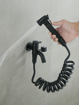 Balcony in one-in-two out of mop pool tap black copper booster flush spray gun toilet partner woman washerhead