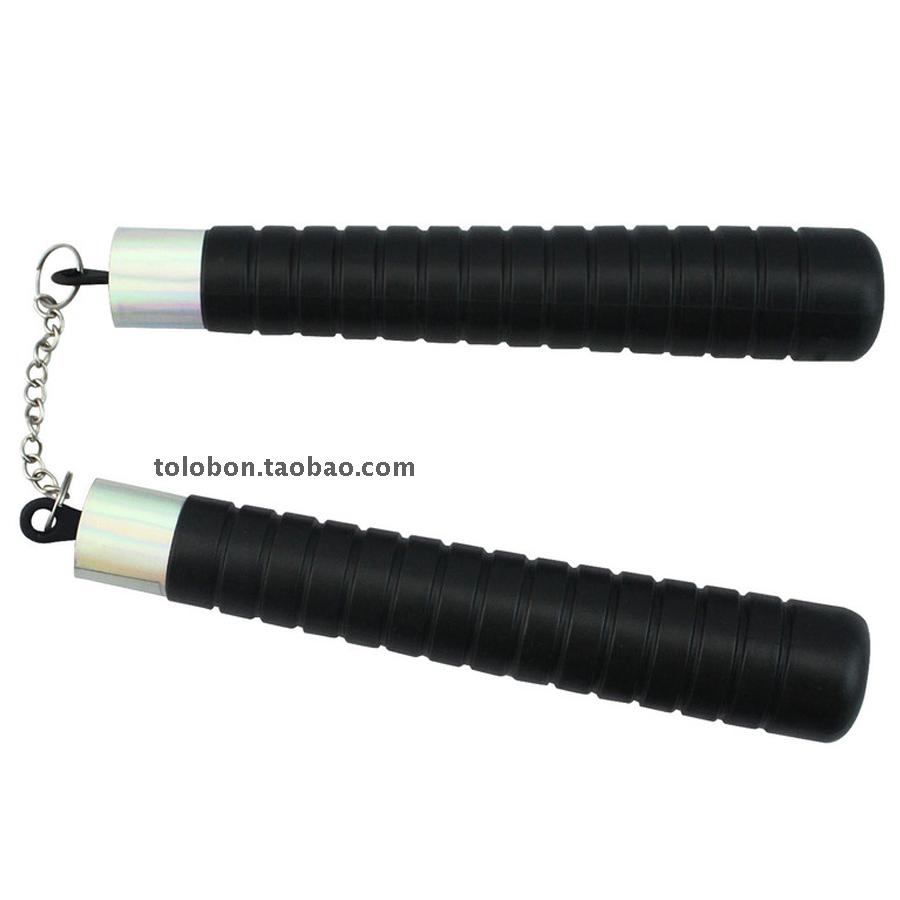 Đồ chơi ngày của trẻ em Nunchaku Vũ khí nhựa Đạo cụ Trang trí biểu diễn Bài tập biểu diễn Nunchaku Two - Sản phẩm Đảng / Magic / Hiệu suất bộ đồ hóa trang halloween