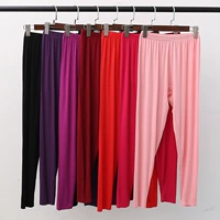 Áo thun nữ cạp cao cộng với phân bón tăng quần mùa thu đơn mảnh vừa và già. quần giữ nhiệt giá tốt