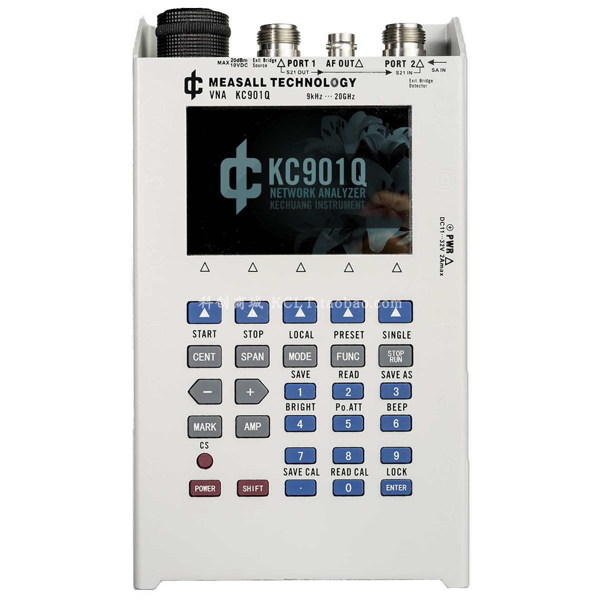 KC901Q vector sweeper Internet analysis Radio Frequency Wanuses electric meter spectrum field strength signal source 9k-20GHz