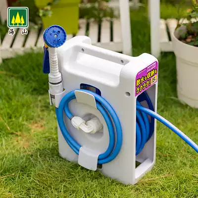 Imported water pipe car set gardening car wash nozzle hose storage layer rack household coiled machine GREENLIFE