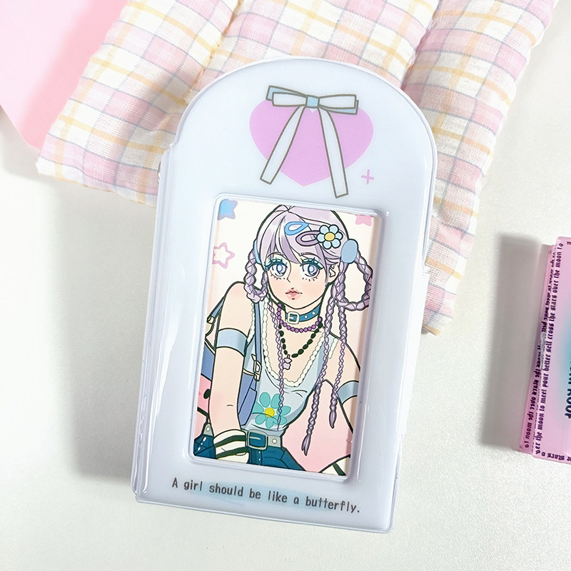 Pink Love Bow One Palace 3-inch Storage Album Aidou Star-chasing Album ...