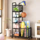 Fitness Equipment Storage Rack, Home Yoga Mat, Foam Roller Storage Basket, Kettlebell, Dumbbell, Basketball Rack, Sports Storage Rack