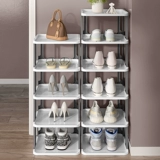 Обувь полка простая дверь многослойное домашнее хранение.