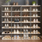 Обувь полка простая дверь многослойное домашнее хранение.