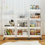 Тележка для домашнего использования, многослойная система хранения, книжная полка для фруктов и овощей