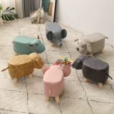 Дверная дверь гнома сменой в дверь смены обувного табурета детская карикатура Скамья Симпатичная креативная форма животных сет