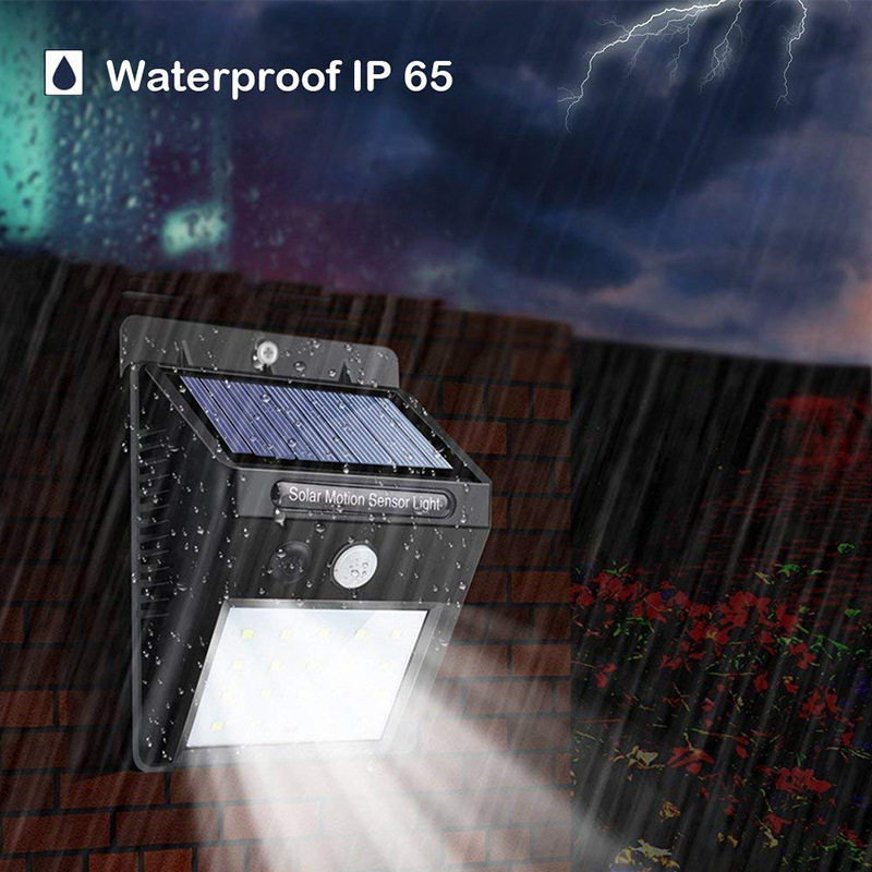 2022 Waterproof Solar LED Auto PIR Motion Sensor Light