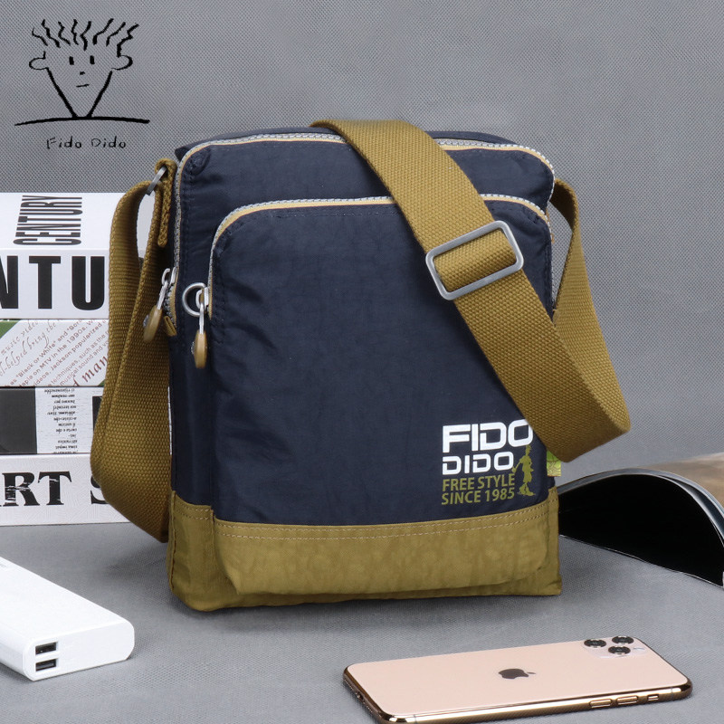 Fitall diddy all new single shoulder bag men's bags oxford cloth ladies bag men casual diagonal satchel canvas couple bag-Taobao