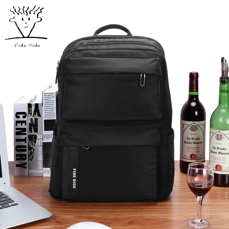 Fidudido New Business Backpack Men's Lightweight Backpack Large Capacity Travel Bag 15.6 inch Computer Bag