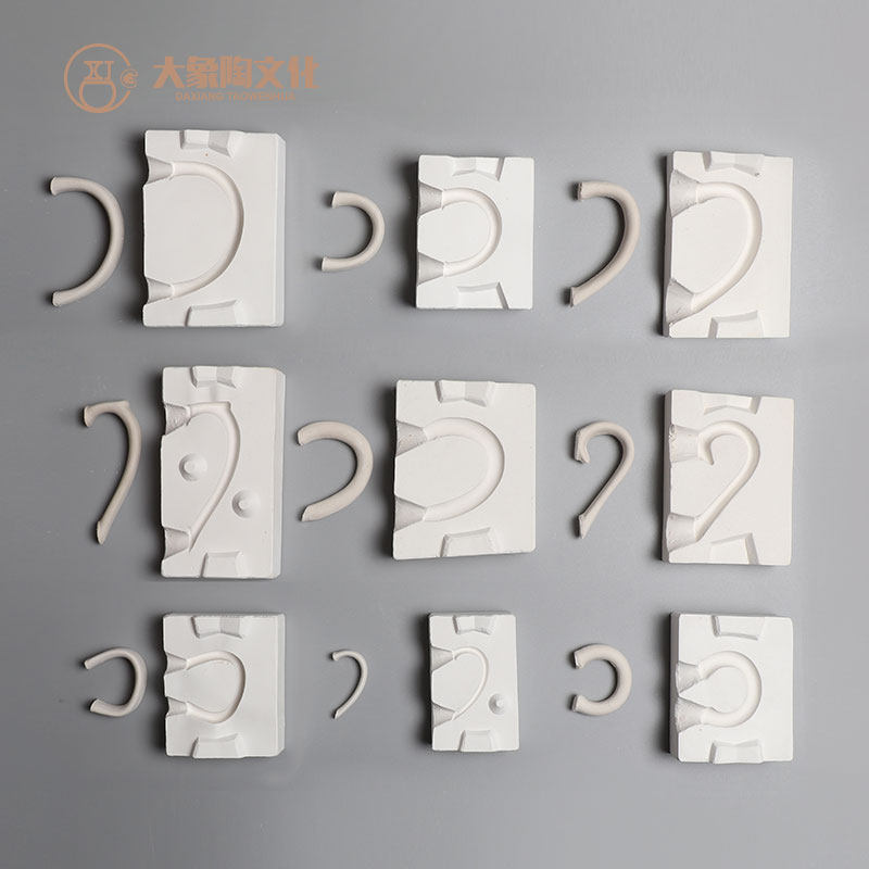 Pottery ceramic plaster casting die teapot water glass handle grinding tool slurry forming aids customized