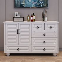 White piano lacquered cabinet bedroom TV cabinet modern simple fashion bedend drawer storage cabinet lockers