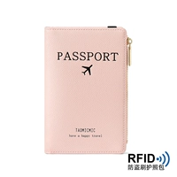 Красный кошелек с молнией