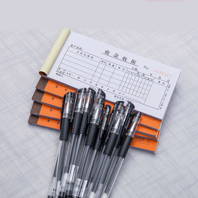 签单本工票收据单据+10支笔