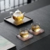 Ai Luolin Kung Fu Bộ trà Phong cách Nhật Bản Coaster Hộ gia đình Cup Cup Cách nhiệt Pad Sáng tạo Cup Chủ Cup Cup Mat - Trà sứ