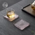 Ai Luolin Kung Fu Bộ trà Phong cách Nhật Bản Coaster Hộ gia đình Cup Cup Cách nhiệt Pad Sáng tạo Cup Chủ Cup Cup Mat - Trà sứ bộ ấm pha trà Trà sứ