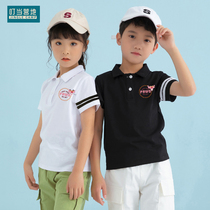 Children short sleeve T-shirt boys boys cotton foreign baby girl polo shirt lapel top 2021 summer tide