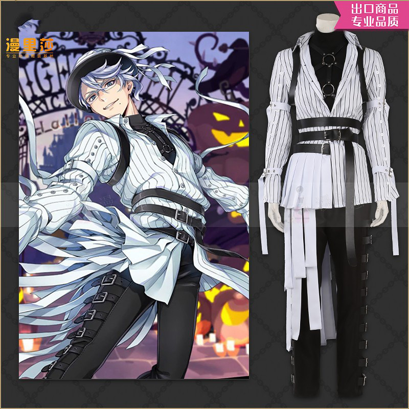 Twisted Wonderland Hailiao Azul Jade Floyd Halloween costume cos suit