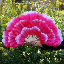 Childrens petal fan double-sided dancing fan Peony fan kindergarten dance fan June 1 special performance props