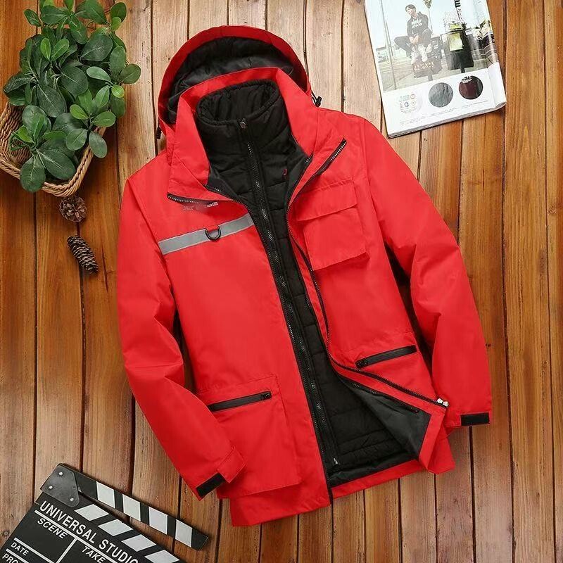 New Style Fast Delivery Worker Uniform Rabbit Autumn and Winter Outdoor Windproof Warm Thin Fleece-Lined Thickened Jacket Workwear New Style Fast Delivery Worker Uniform Rabbit Autumn and Winter Outdoor Windproof Warm Thin Fleece-Lined Thickened Jacket Workwear