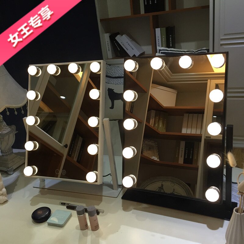 Usd 73 32 Large Led Makeup Mirror With Light Bulb Square Bench Mirror Carry On Wearer Live Beauty Makeup Photomirror Lamp Wholesale From China Online Shopping Buy Asian Products Online From The