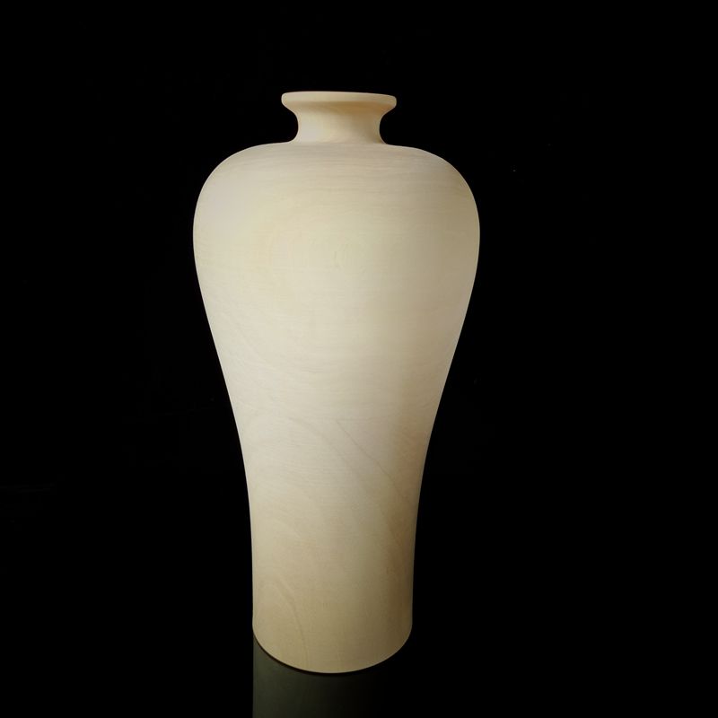 Plum Bottle Lacquered Wood Tire Lacquer Art Material Large Lacquered Wood Embryotilia Wood White Embryo Lacquered Bottom Tire Processed for a wood bottle