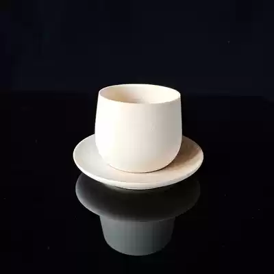 Large lacquer wood lacquer wood embryo lacquer art material lacquer painting Chinese lacquer DIY hand painted plain baby basswood custom tea cup