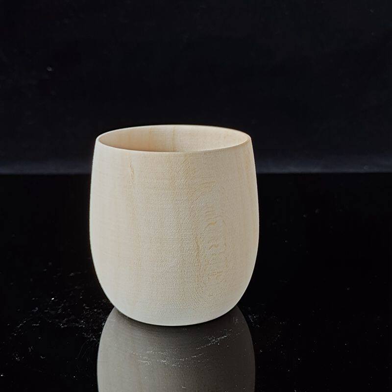 Basswood tire lacquerware Lacquer art wood tire paint paint paint painting material DIY hand-painted teacup Wooden cup can be customized