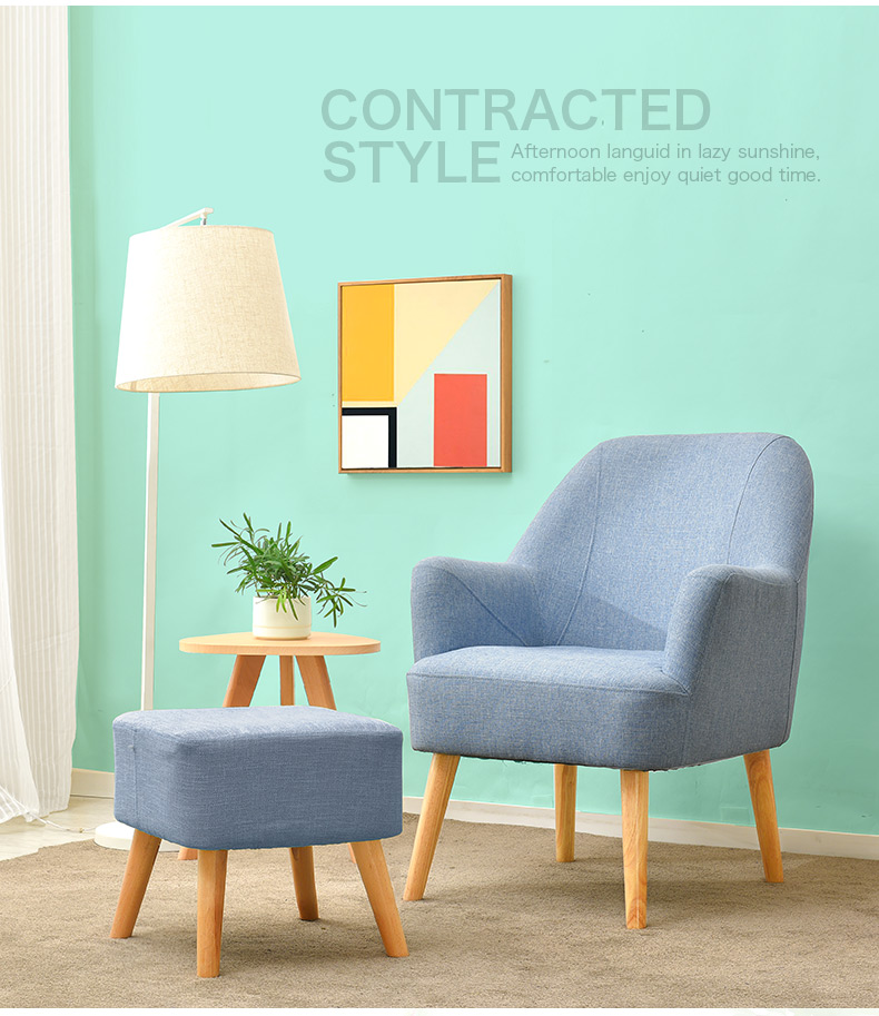 Lười biếng sáng tạo nhỏ gọn căn hộ nhỏ phòng ngủ vải sofa sofa ghế Bắc Âu nhỏ ban công single sofa nhỏ - Ghế sô pha mẫu ghế sofa gỗ đẹp