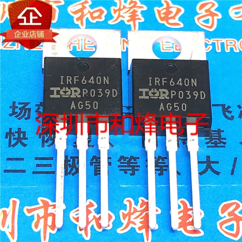 IRF640N TO-220 18A 200V Ống hiệu ứng trường MOSFET N kênh kho sẵn sàng chụp trực tiếp