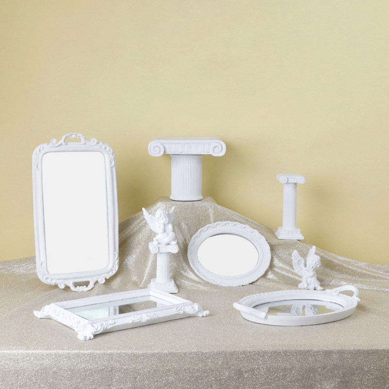 European resin wedding dessert table Decoration Dessert dessert tray Birthday cake tray Roman column Creative gifts