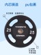 Gym Barbell Plates, Home-Use Pu Odorless Large-Hole Grip Plates, Commercial Olympic Bar Squat Weight Plates, Equipment Weight Plates