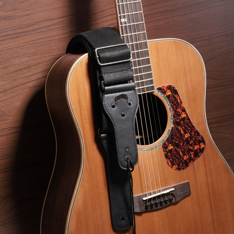 Widened cotton Guitar Cuddling bag can be inserted in sheet Thickened Folk wood Guitar Electric Guitar Shoulder Strap Accessories Violin Strap