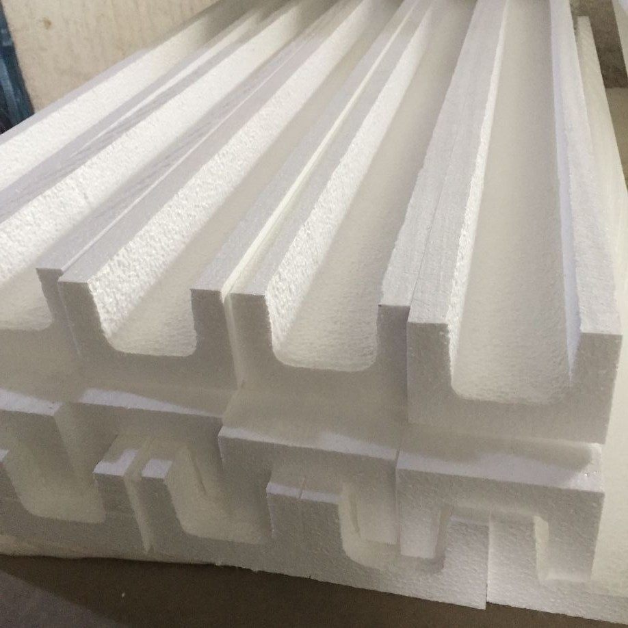 EPS Foam U Type L Type Packing Corner Photo Frame Glass Furniture Crash Protection Corner Bar Slot Custom Protection Corner