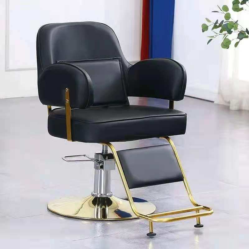 Beauty Hair Shop Chair Hairdresse Chair Mesh Red Eurostyle Hairdresse Shop Special Chair Swivel Lifting Hair Salon Haircut Chair Brief