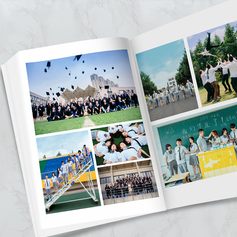 Photo book custom graduation commemorative album Couple album production diy large capacity photo book Female Teacher's Day gift