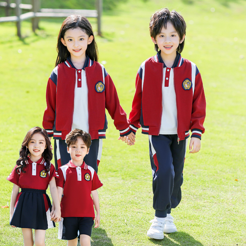 Kindergarten Uniforms, Spring and Autumn Suits, New Sports Uniforms, Red Baseball Uniforms, First Grade Class Uniforms, Primary School Uniforms Kindergarten Uniforms, Spring and Autumn Suits, New Sports Uniforms, Red Baseball Uniforms, First Grade Class Uniforms, Primary School Uniforms
