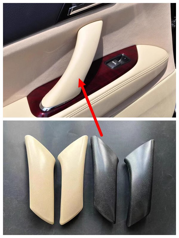 Suitable for Toyota 05~09 Old Reiz Car Door Inner Handle Inner Armrest Cover Door Closing Auxiliary Handle Cover Accessories