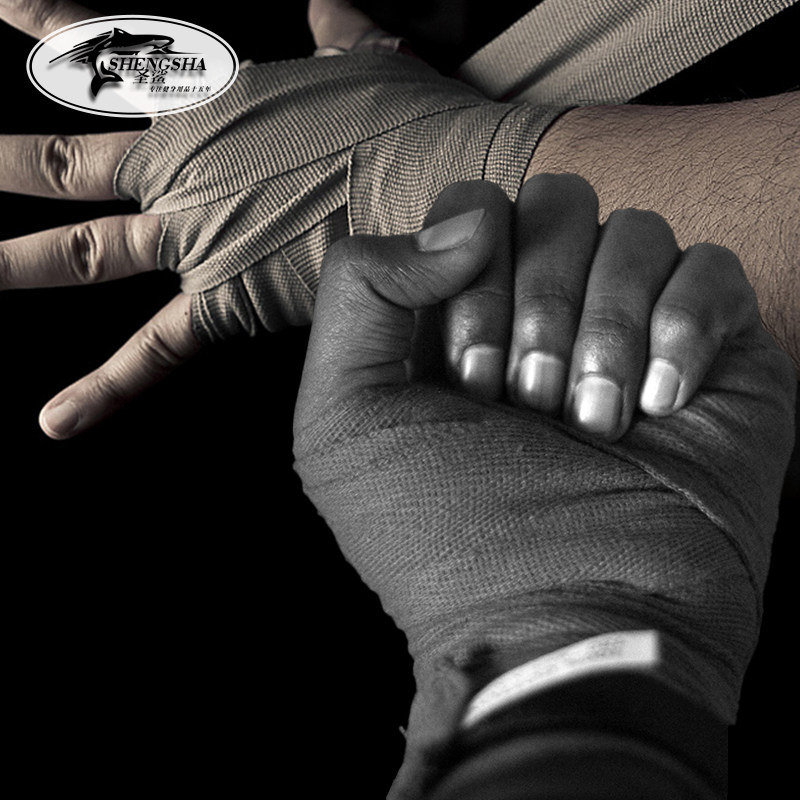 Holy Shark Boxing Sandbag Straps Bandage HandGuard Belt Boxing Gloves Muay Thai Punch Manufacturer Custom Can Consult Customer Service