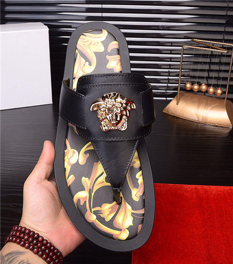 Medusa slippers wore cool tide European station beauty head slippers inner sand beach sandals
