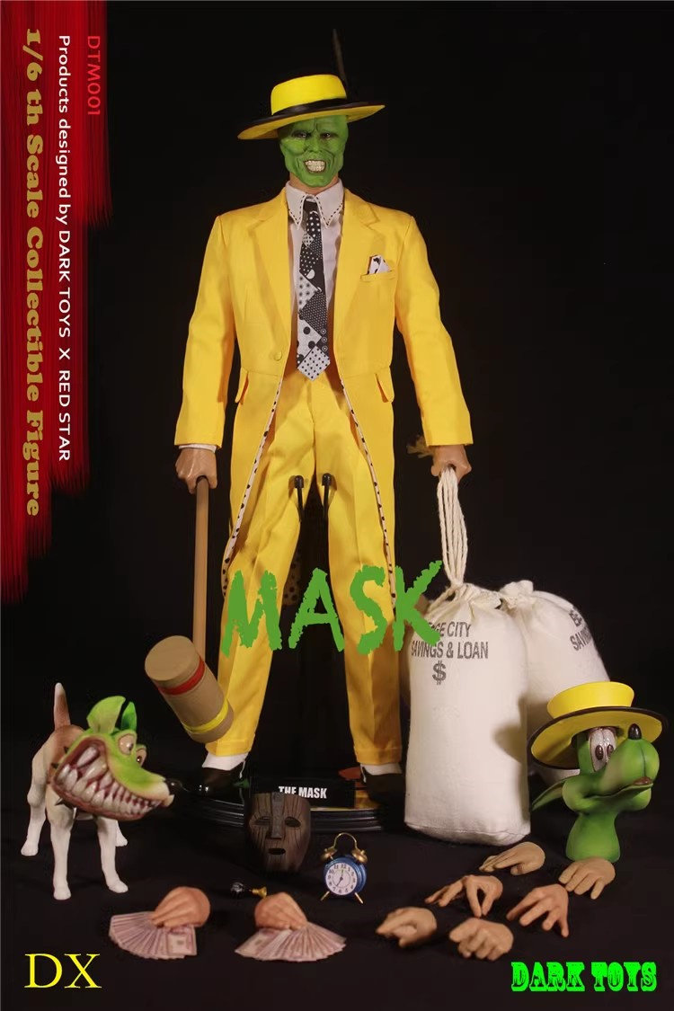 Jim Carrey The Mask DARK TOYS 1/6 Scale Male Action Figure Model