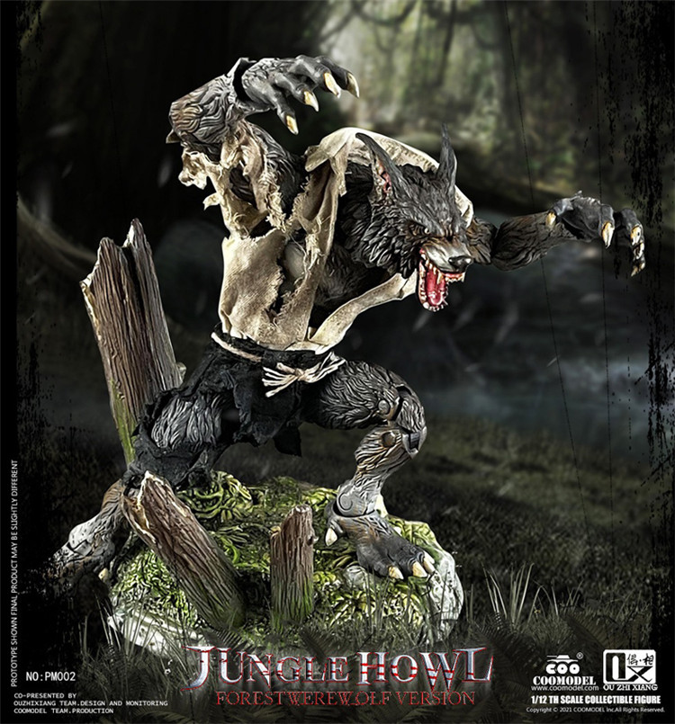 COOMODEL Forest Werewolf Deluxe Version 1/12 Scale Action Figure