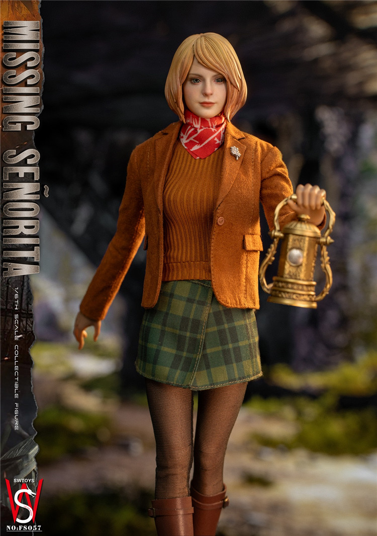 In Stock New SWTOYS FS057 1/6 Resident Evil 4 Ashley Graham