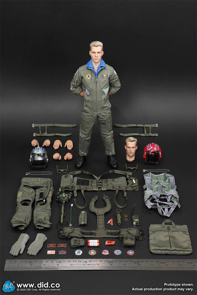 DID1/6 パイロット トムとニック MA80182 DID US Navy Fighter F-14 Pilot Tom & Nick 1/6 Action Figure Model