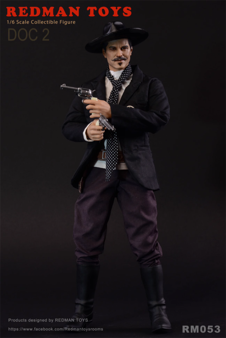 REDMAN TOYS RM053 1/6 DOC Holliday Val Kilmer Action Figure Model