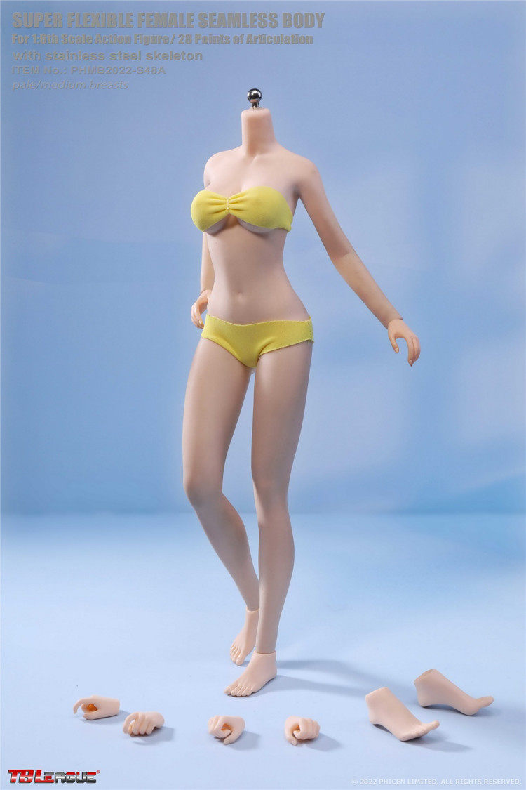 Phicen Tbleague PHMB2022-S48A 1/6 Seamless Female Body Detachable