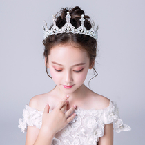 Childrens headdress Princess crown hairband Child hairpin Super fairy Korean girl crown Crystal Baby birthday hair ornament