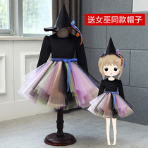  Childrens performance clothing Girls little witch dress Prom vampire clothes performance clothing Witch princess dress Summer