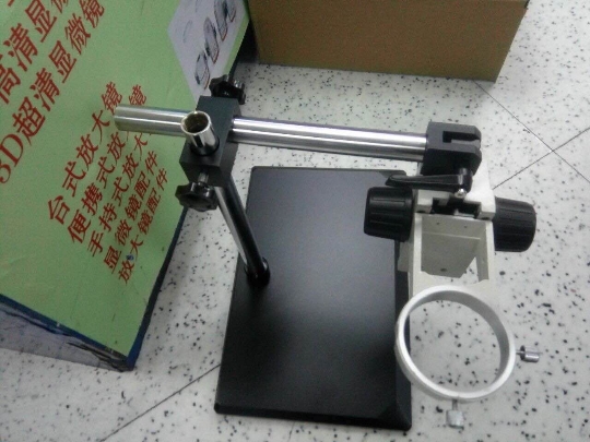 High definition 7-45X continuously variable double-purpose body view microscope universal universal support 360 degrees rotary adjusting bracket