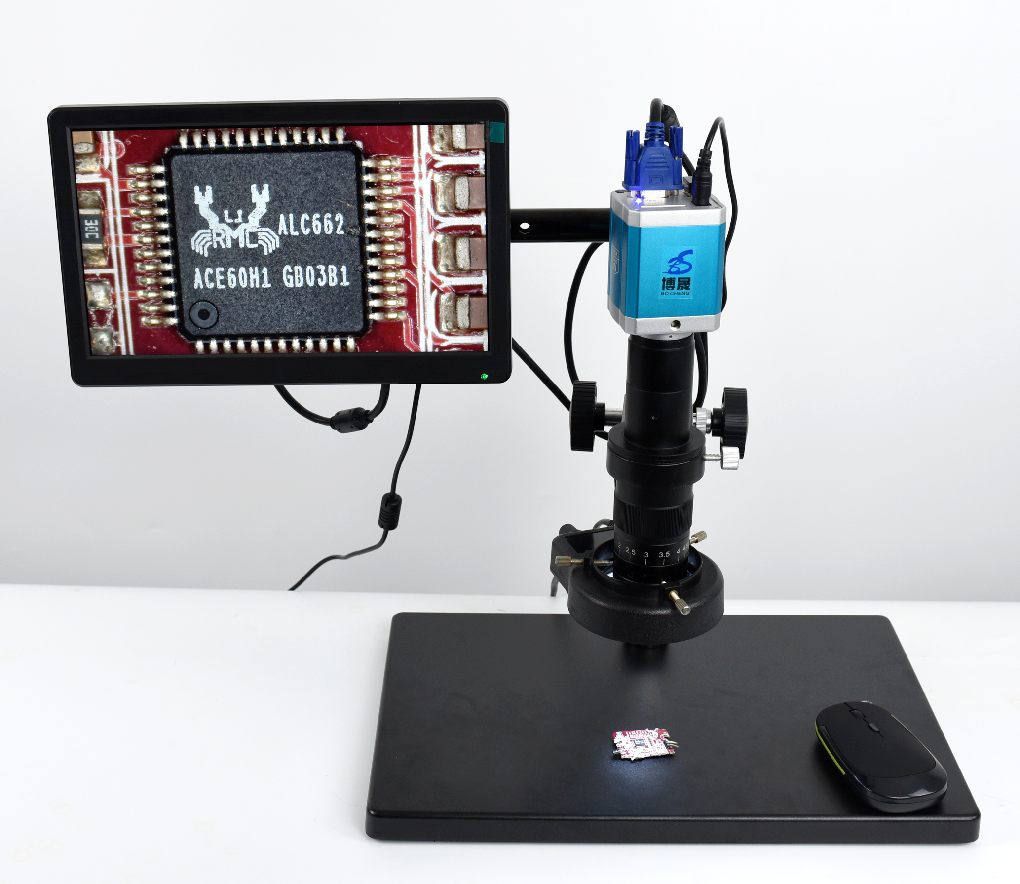 Ultra Clear USB VGA Panasonic Mens Digital Photo Measurement Industrial Detection Repair Film Magnified Electron Microscope